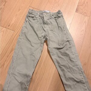 Zara Olive Green Trousers